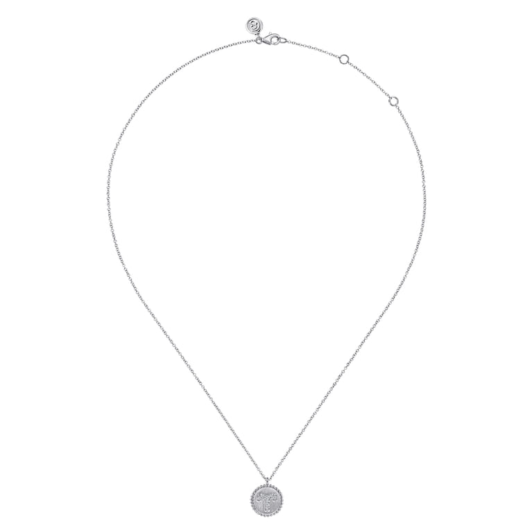 925 Sterling Silver Diamond Bujukan Aries Mar 21 - Apr 19 Zodiac Pendant Necklace - 0.05 ct - Shot 2