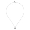 925 Sterling Silver Diamond Bujukan Aries Mar 21 - Apr 19 Zodiac Pendant Necklace - 0.05 ct