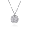 925 Sterling Silver Diamond Bujukan Capricorn Dec 22 - Jan 19 Zodiac Pendant Necklace - 0.05 ct