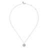 925 Sterling Silver Diamond Bujukan Capricorn Dec 22 - Jan 19 Zodiac Pendant Necklace - 0.05 ct
