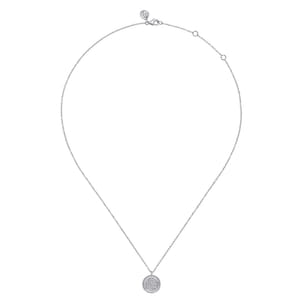 925 Sterling Silver Diamond Bujukan Libra Sep 23 - Oct 22 Zodiac Pendant Necklace