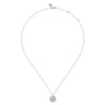 925 Sterling Silver Diamond Bujukan Taurus Apr 20 - May 20 Zodiac Pendant Necklace - 0.05 ct