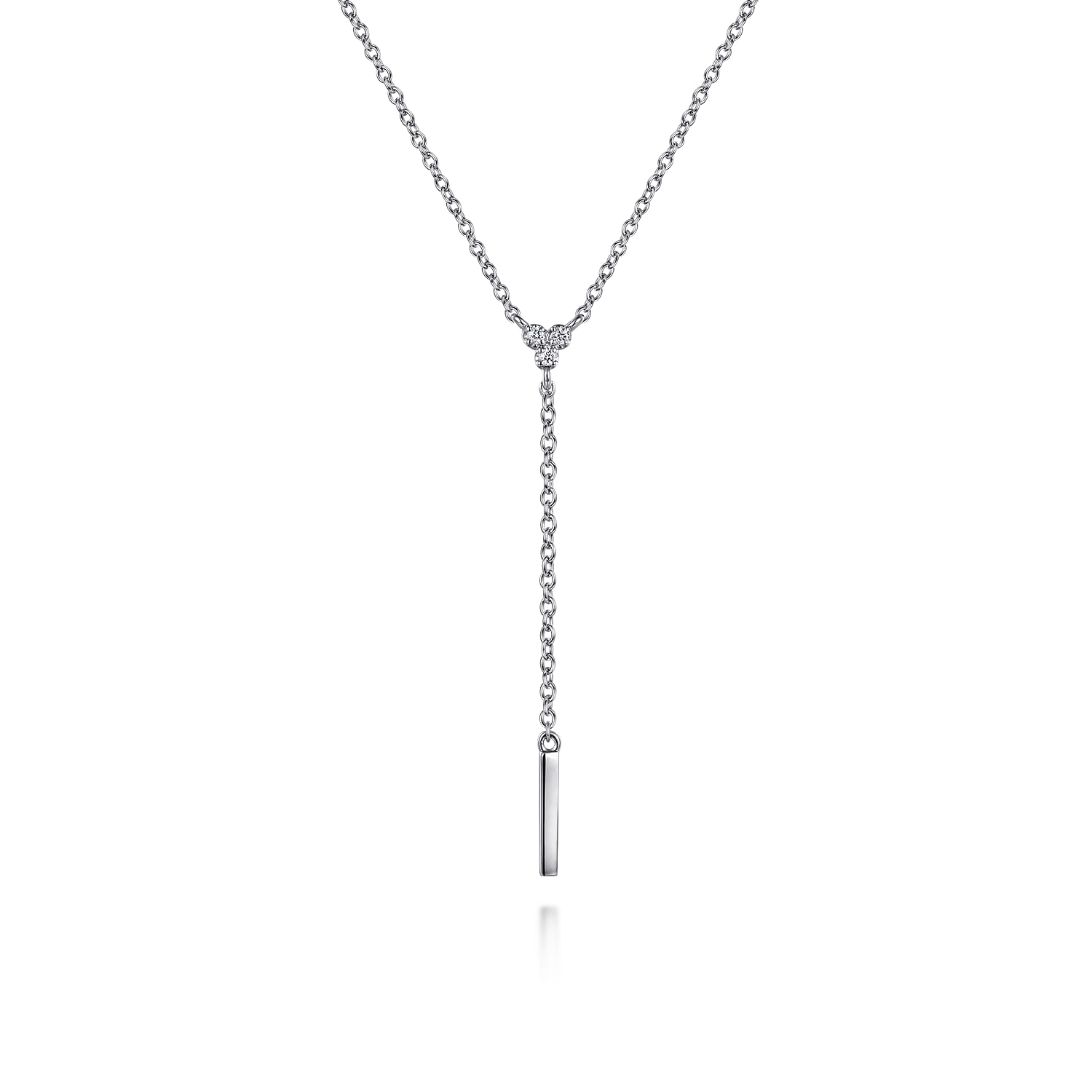 Sterling silver y necklace discount