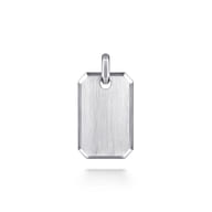 925 Sterling Silver Dog Tag Pendant