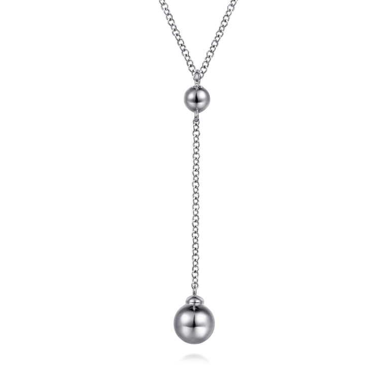 925 Sterling Silver Drop Necklace - Shot 1
