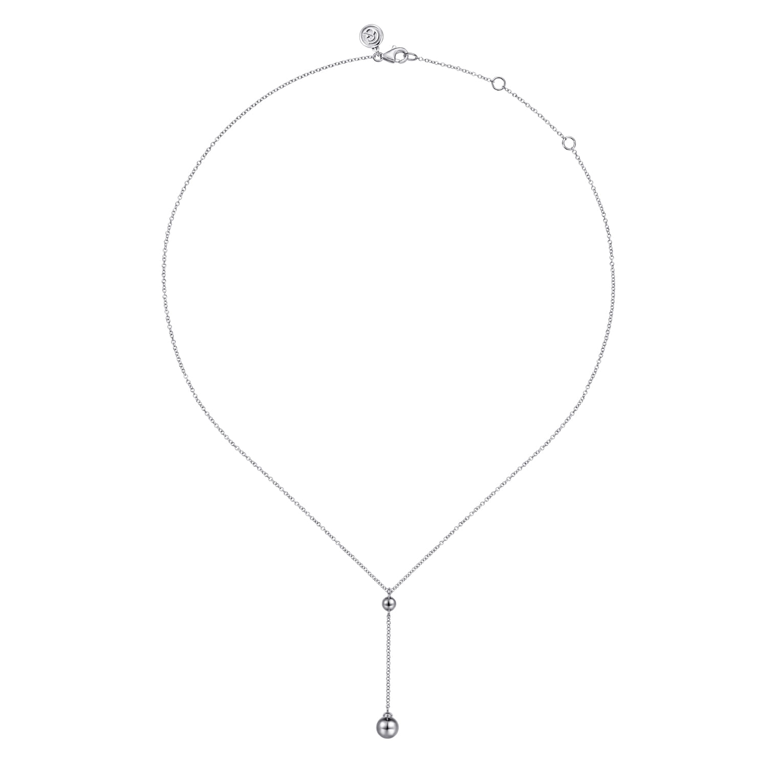 925 Sterling Silver Drop Necklace - Shot 2