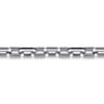 925 Sterling Silver Faceted Chain Black Spinel Bracelet