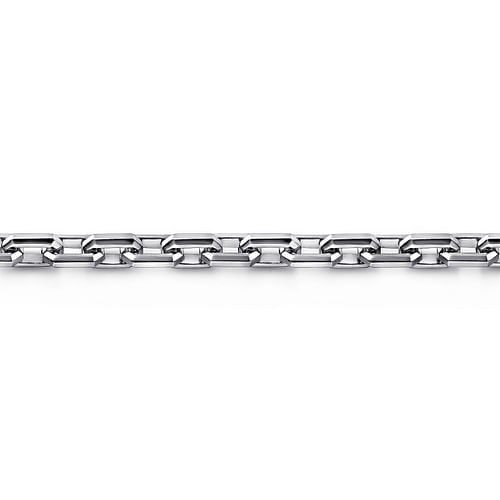 925 Sterling Silver Faceted Chain Bracelet - Shot 2