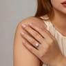 925 Sterling Silver Floral Cultured Pearl Ring
