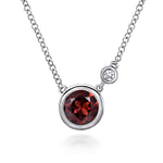 925-Sterling-Silver-Garnet-and-Diamond-Pendant-Necklace1