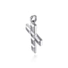 925 Sterling Silver Geometric Cross Pendant