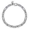 925 Sterling Silver Hollow Chain Bracelet