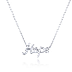 925 Sterling Silver Hope Necklace