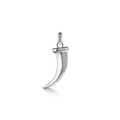 925 Sterling Silver Horn Pendant
