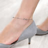 925 Sterling Silver Infinity Anklet Bracelet