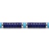 925 Sterling Silver Lapis and Turquoise Cylinder Beaded Bracelet
