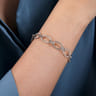 925 Sterling Silver Link Chain Bracelet-Bujukan