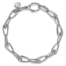 925 Sterling Silver Link Chain Bracelet-Bujukan
