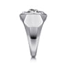 925 Sterling Silver Lion Head Ring in High Polished Finish