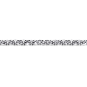 925 Sterling Silver Men's Link Chain Bracelet 