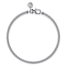 925 Sterling Silver Men's Solid Cuban Link Chain Bracelet 