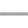 925 Sterling Silver Men's Solid Cuban Link Chain Bracelet 