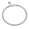 925 Sterling Silver Men's Solid Link Chain Bracelet 