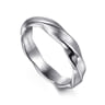 925 Sterling Silver Men's Twisted Ring