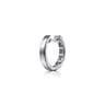 925 Sterling Silver Mens Gabriel Pyramaid Single Huggie Earring