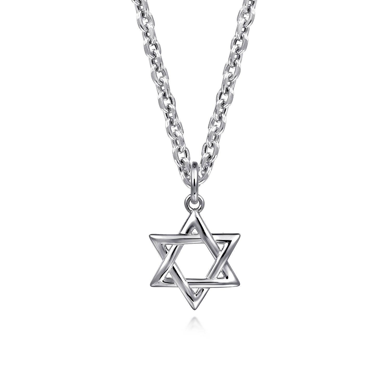 925 Sterling Silver Mini Star of David Pendant
