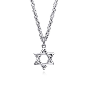 925 Sterling Silver Mini Star of David Pendant