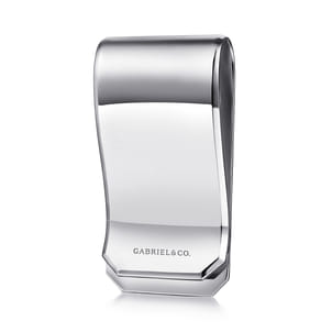 925 Sterling Silver Money Clip in Satin Finish