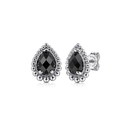 925-Sterling-Silver-Onyx-Bujukan-Pear-Shape-Stud-Earrings-With-Pattern1