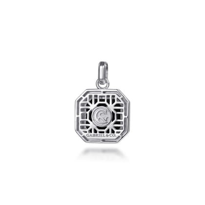 925 Sterling Silver Onyx Pendant