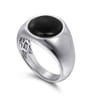 925 Sterling Silver Onyx Signet Ring