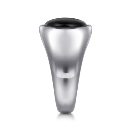 925 Sterling Silver Onyx Signet Ring