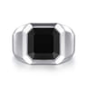 925 Sterling Silver Onyx Signet Ring