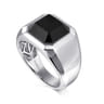 925 Sterling Silver Onyx Signet Ring
