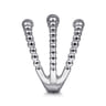 925 Sterling Silver Open Bujukan Wide Band Ring