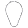 925 Sterling Silver Oval Link Chain Necklace