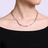 925 Sterling Silver Paper Clip Chain Necklace