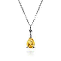 925-Sterling-Silver-Pear-Citrine-Bujukan-Pendant-Necklace1