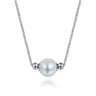 925 Sterling Silver Pearl Bujukan Fashion Necklace
