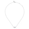 925 Sterling Silver Pearl Bujukan Fashion Necklace