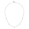 925 Sterling Silver Pearl Drop Necklace