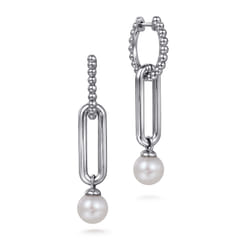 925-Sterling-Silver-Pearl-Huggie-Drop-Earrings-Bujukan1