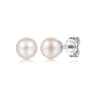925 Sterling Silver Pearl Stud Earrings