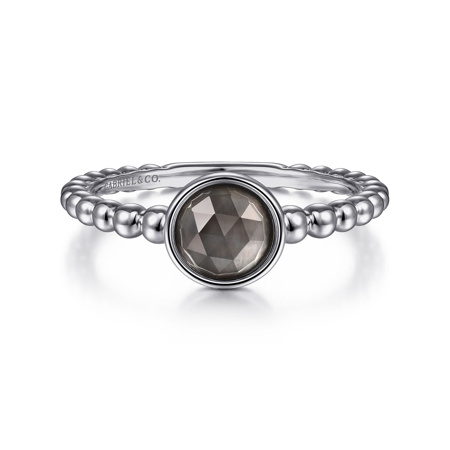 925-Sterling-Silver-Rock-Crystal--Black-Mother-of-Pearl-Bujukan-Ring1