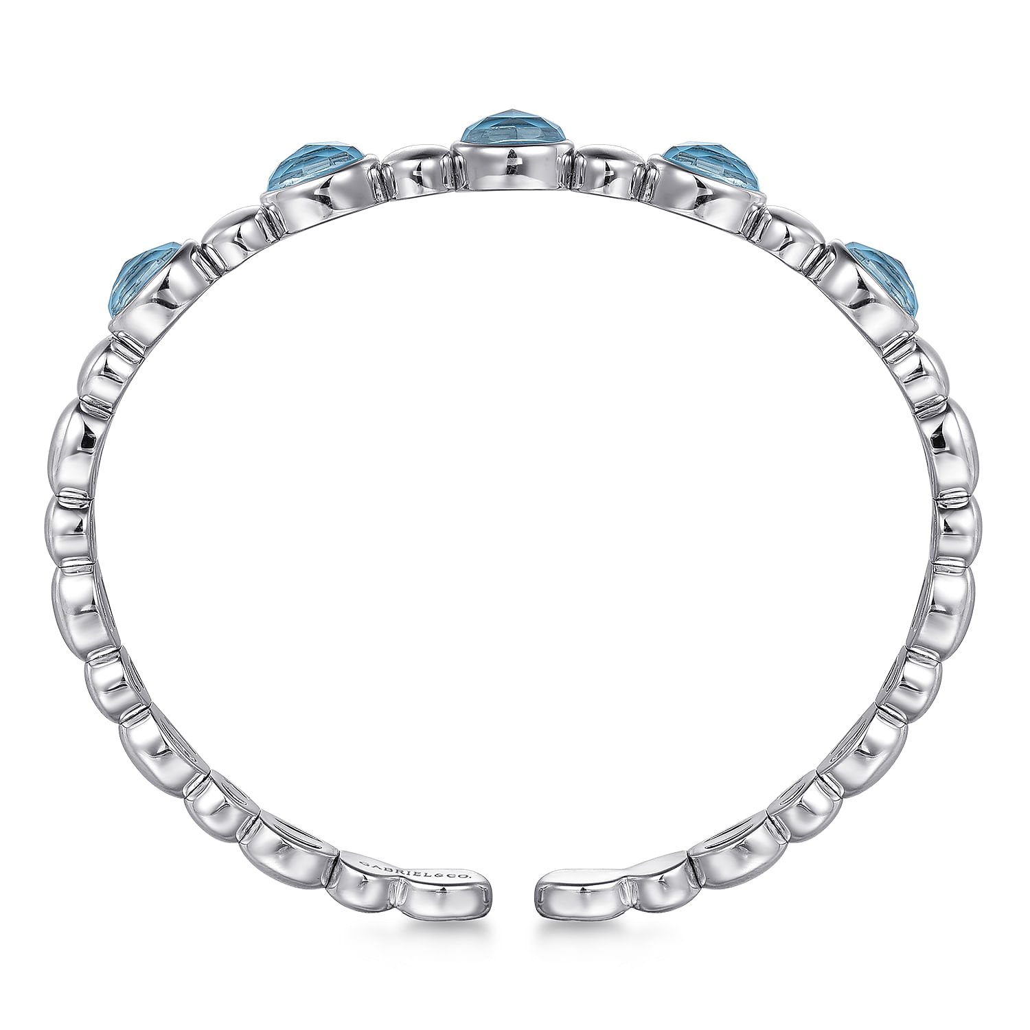 925 Silver Bujukan Bangle Bracelet. SKU: BG4686SVJXT | Gabriel & Co.