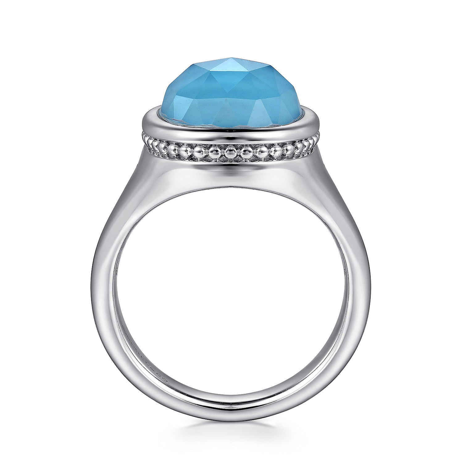 ☆TATIANA☆ Silver 925 Shine Minimal Ring CR1836 SANTUZZA 925 Sterling Silver Twisted Two Color Rings White